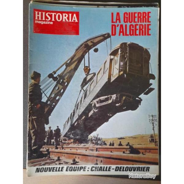 COLLECTION HISTORIA MAGAZINES.21 EXEMPLAIRES SUR LA GUERRE D'ALGERIE.