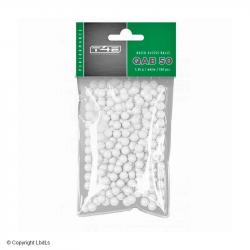 100 billes Brise-glace polymère blanc cal.50