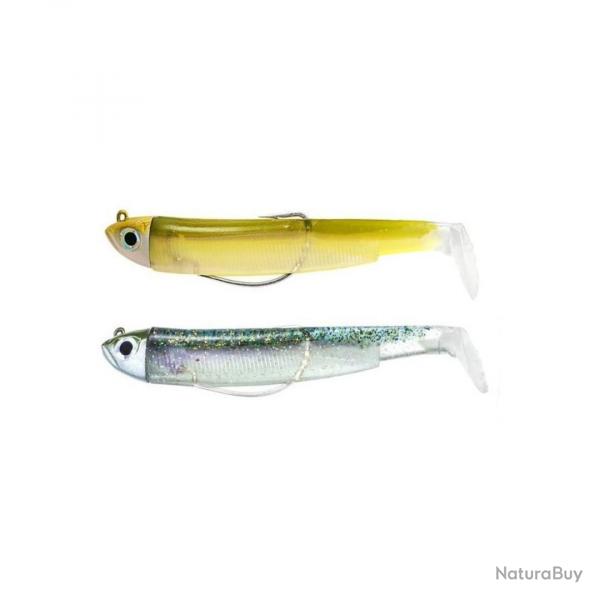 Double Combo Shore Fiiish Black Minnow 90 Ghost Minnow + Wakasagi