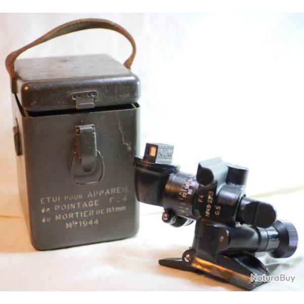 rare excellente lunette franaise pointage de mortier 81 mm modle 1944 US  - INDOCHINE