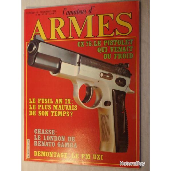 Revue de l'amateur d'arme n 18 (voir sommaire dans texte de l'annonce et photo)