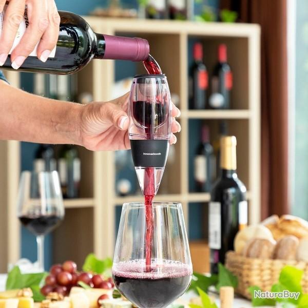 Arateur de vin avec filtre, support et pochette de transport Wineir