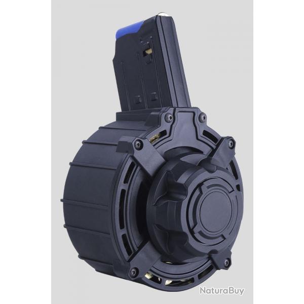 Chargeur tambour DEFENCEPORT DRM-12 T1 / Calibre 12 / Capacit 20 coups / DERYA - AR15 - 1919