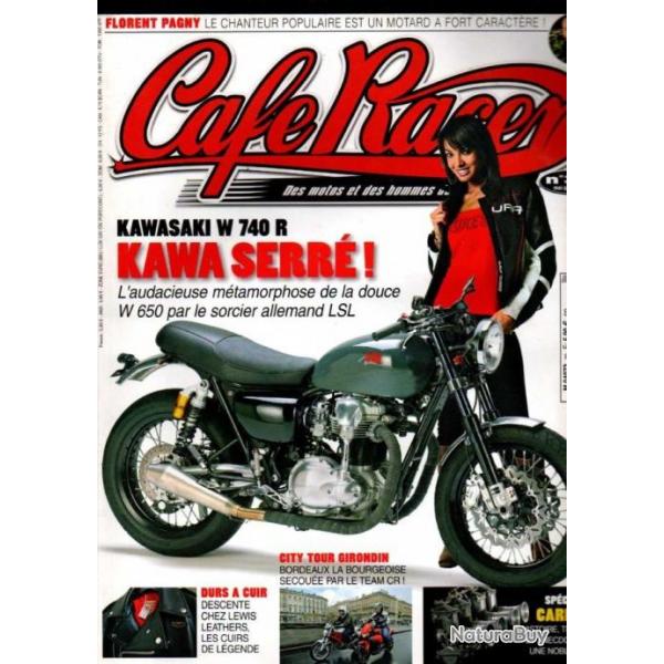 caf racer lot des 12 premiers numros + 1 revue moto de 1997-1998