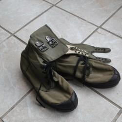 Chaussures de brousse WISSART Armée Française époque Indo- Algérie