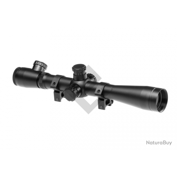Lunette 3.5-10x40E-SF pour fusil de sniper - Noir - Aim-O