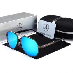Lunettes de Soleil Polarisee UV400 Mercedes-Benz, Modele: Gun Blue