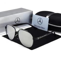 Lunettes de Soleil Polarisee UV400 Mercedes-Benz, Modele: Black White