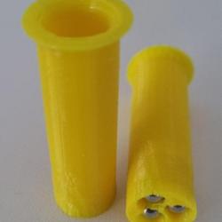 Chevrotines réutilisable jaune billes acier 6 mm pour cal 68 Umarex T4E HDS 68.