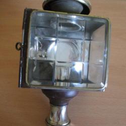 ancienne lanterne à bougie pour fiacre ou véhicule hippomobile