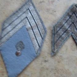 pucelle Insigne Losange de Bras troupe mod 45 4° Régiment de Hussards grades école MDL ABC Cavalerie