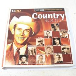 COUNTRY ROOTS - 12 CD de musique américaine country. Coffret collector, fantisctic songs USA western