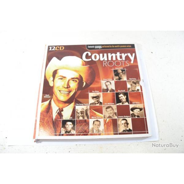 COUNTRY ROOTS - 12 CD de musique amricaine country. Coffret collector, fantisctic songs USA western