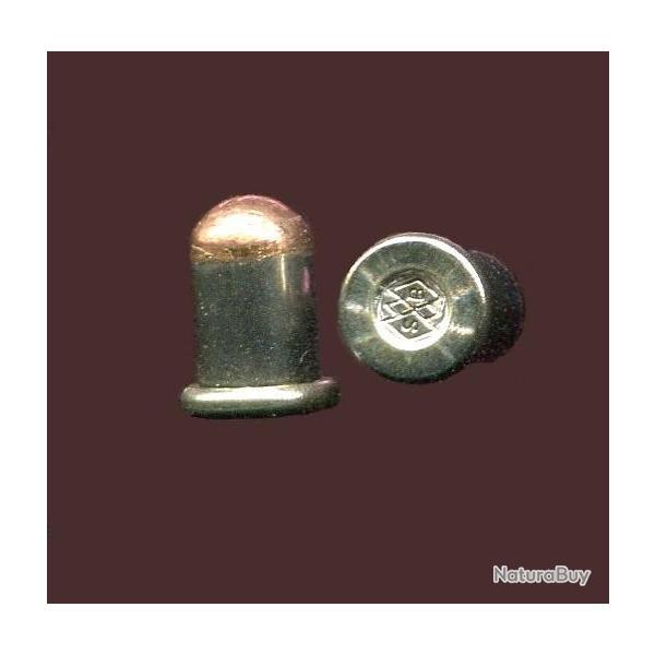 4 mm Flobert - marquage SB en relief - tui nickel - balle cuivre
