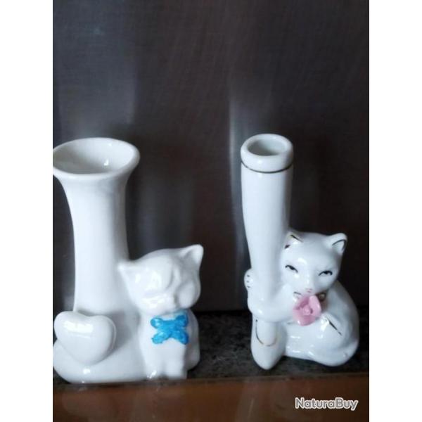 Mini vases dcor chats