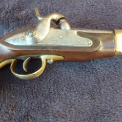 Très beau pistolet de carabinier Turinois 1851.