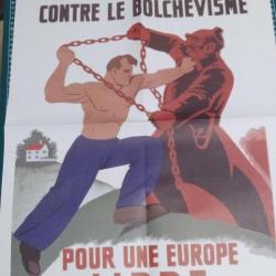 AFFICHE PROPAGANDE 39/45, REPRODUCTION 55 X 41,5 CM, WW2 (3)