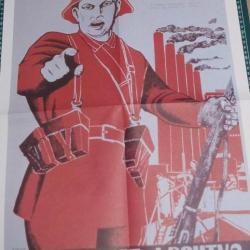 AFFICHE PROPAGANDE 39/45, REPRODUCTION 55 X 41,5 CM, WW2 (4)