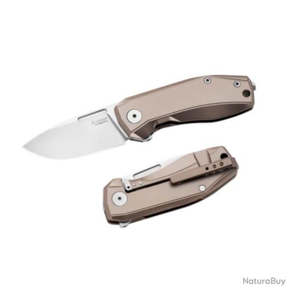 NA01.BR Couteau pliant Lionsteel "Nano" titane bronze