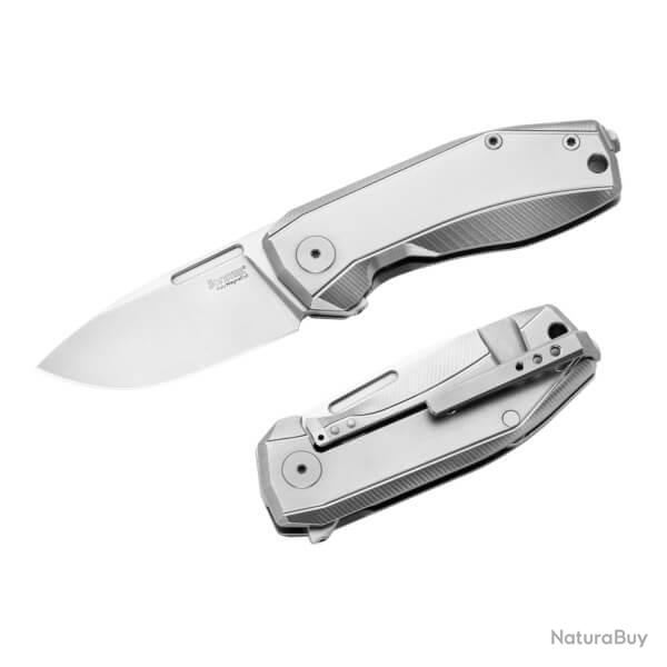 NA01.GY Couteau pliant Lionsteel "Nano" titane gris