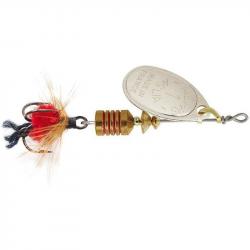 Cuillere Mepps Aglia mouche rouge argent n°2