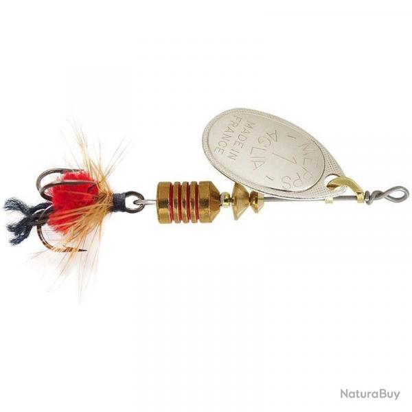 Cuillere Mepps Aglia mouche rouge argent n2