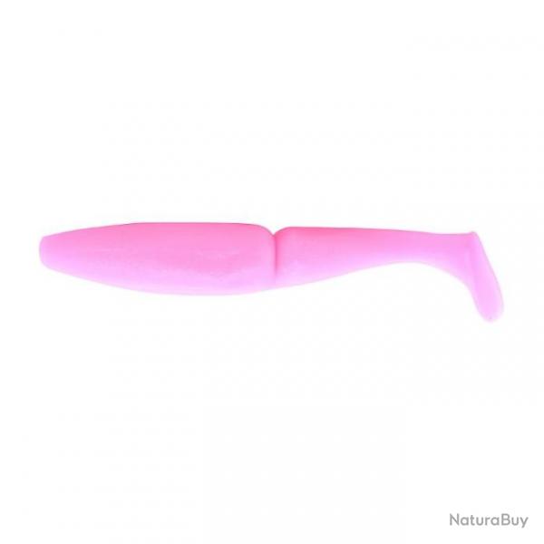 Leurre One Up Shad 4" 037 PINK FLUORES