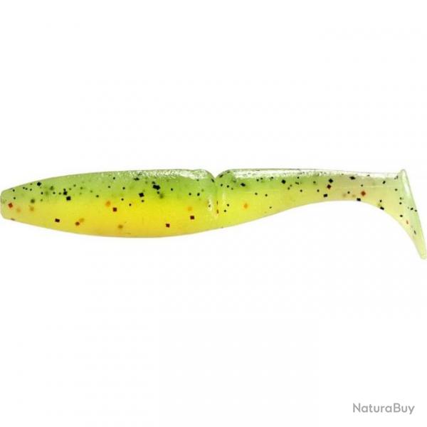Leurre One Up Shad 4" 086 APPLE GREEN FLAKES