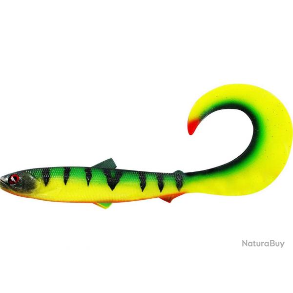 Leurre WESTIN Bullteez Curltail 21cm Tiger Perch