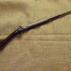 Beau fusil de chasse d'enfant 18e siècle transformé à percussion cal 20