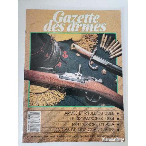 Ouvrage La Gazette des Armes no 194