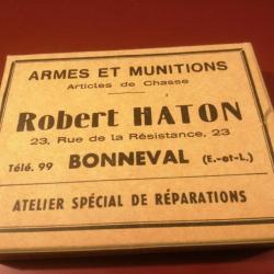 BOÎTE ROBERT HATON DE 10 CARTOUCHES EN CALIBRE 16