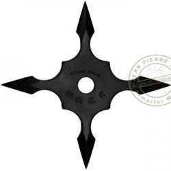 Shuriken Kohga Ninja - 4 branches fines Noir