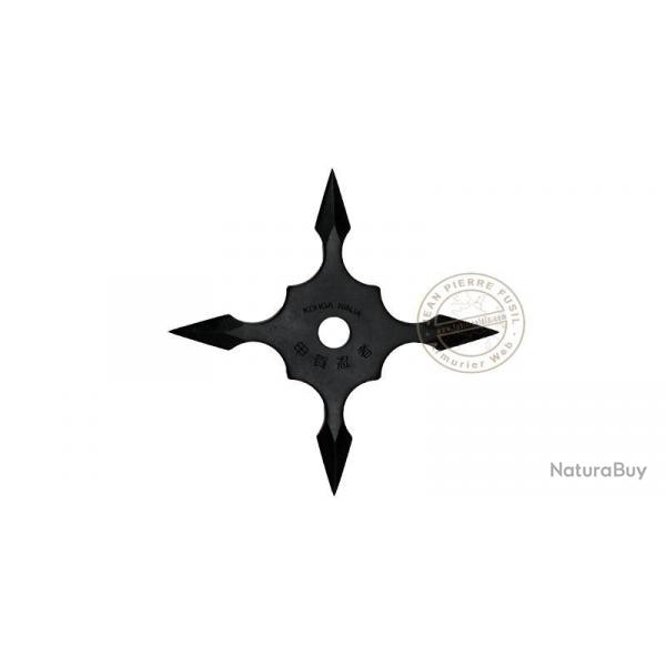 Shuriken Kohga Ninja - 4 branches fines Noir