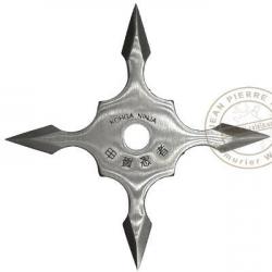 Shuriken Kohga Ninja - 4 branches fines Inox
