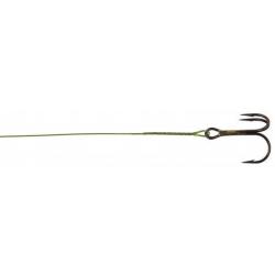 BAS DE LIGNE ACIER NYLFLEX HAMECON TRIPLE 7kg - H6