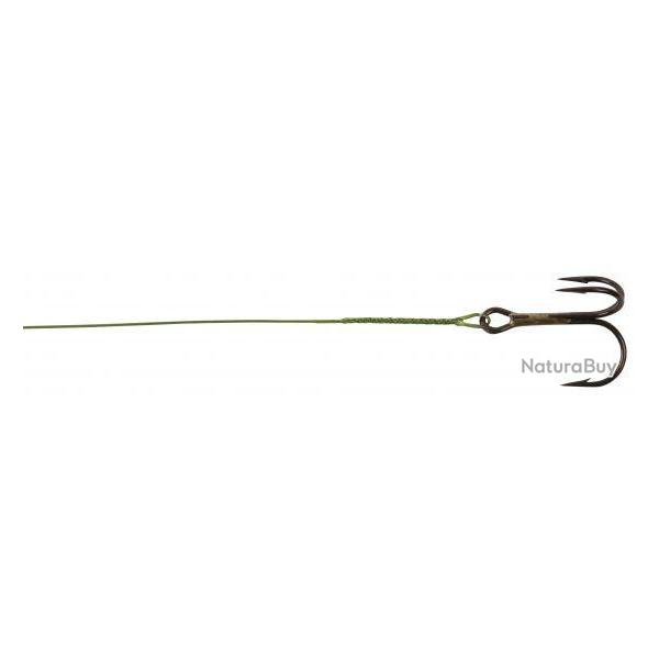 BAS DE LIGNE ACIER NYLFLEX HAMECON TRIPLE 7kg - H6