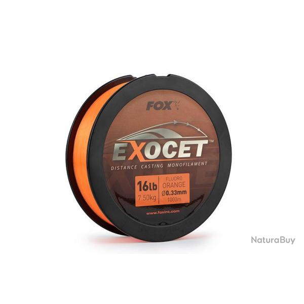 Fil Carpe FOX Exocet FLuoro Orange Mono 1000m 0.30mm