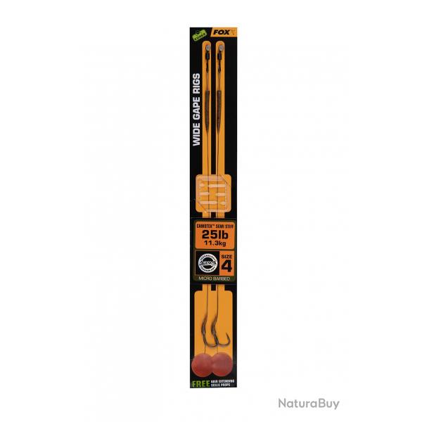 Bas de ligne Carpe FOX Wide Gap H4