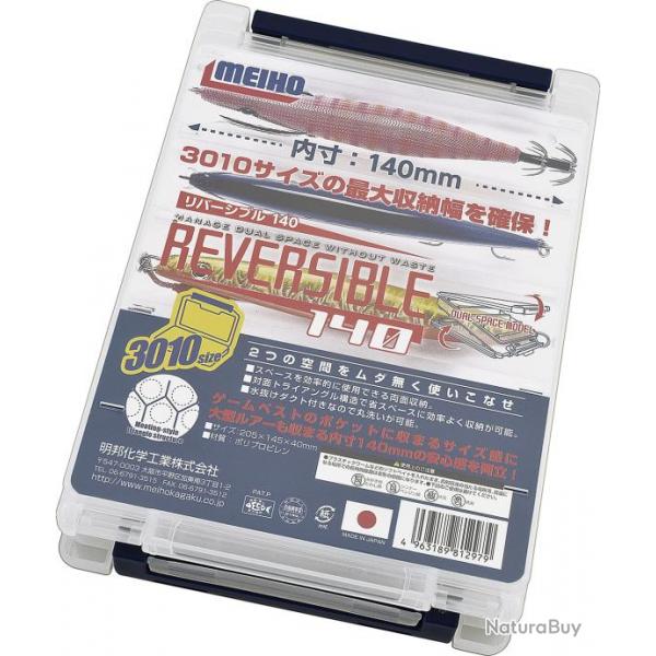 Boite MEIHO REVERSIBLE 140 CLEAR