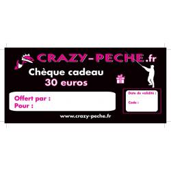 Chèque cadeau Crazy-peche.fr 30€