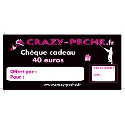 Chèque cadeau Crazy-peche.fr 40€