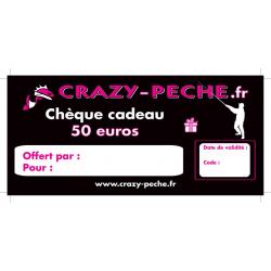 Chèque cadeau Crazy-peche.fr 50€