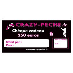 Chèque cadeau Crazy-peche.fr 250€