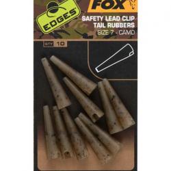 Fox EDGE Camo Safety Lead Clip Tail Rubbers (Size 7)