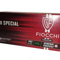 Fiocchi 38 Spécial 158gr FMJ x50