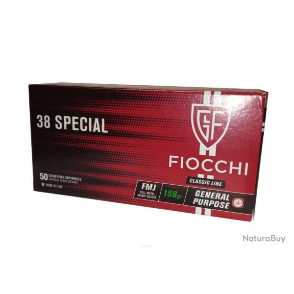 Fiocchi 38 Spcial 158gr FMJ x50