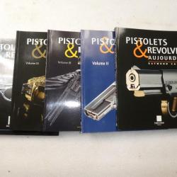 série de 5  volumes "pistolets et revolvers"