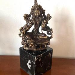 Statuette déesse Tara en bronze