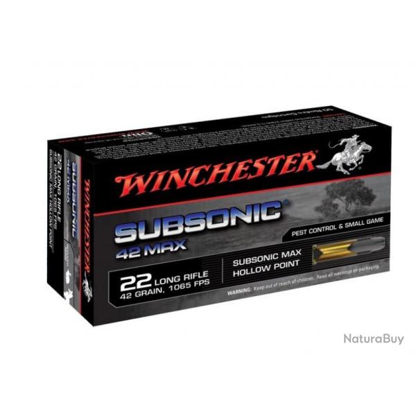 WINCHESTER SUBSONIC 42 MAX HP / 500